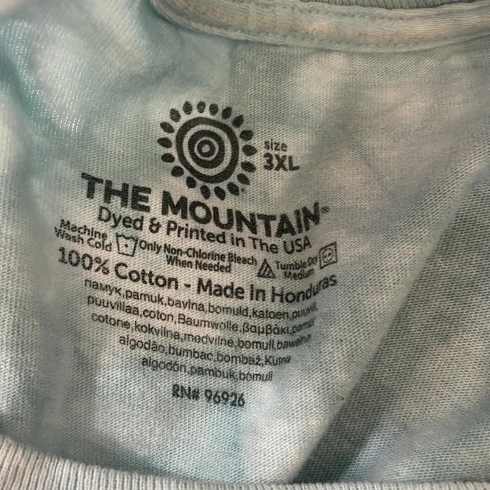 The Mountain Sloth Tie Dye Shirt Men’s Size 3XL Brand New - Picture 5 of 5